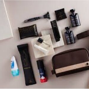 NWT-  Emirates- Men Bvlgari Amenity bag